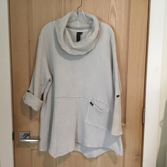 Waffle Cotton Knit Tunic by Focus Casual Life - Picture 8 of 8